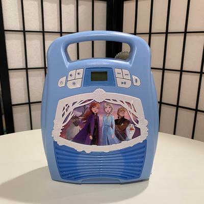 Disney Toys | Ekids Frozen 2 Bluetooth, Mp3 Karaoke Player W/ Lights, Mic, Sounds, Music | Color: Blue/White | Size: Osbb