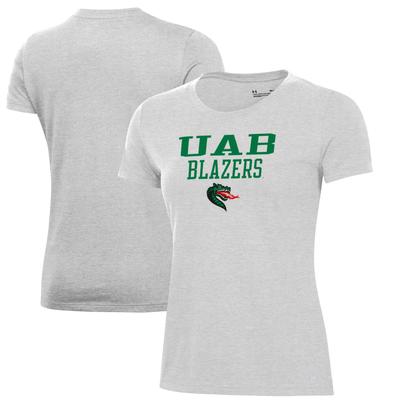 Women's Under Armour Gray UAB Blazers Performance T-Shirt