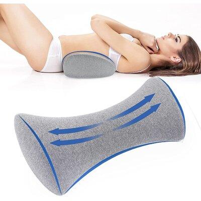 Pioneer Lumbar Support Pillow For Sleeping Memory Foam Lumbar Stretch Pillow For Lower Back Pain Relief Pregnant Pillows Seniors Lumbar Support Pillow For Bed