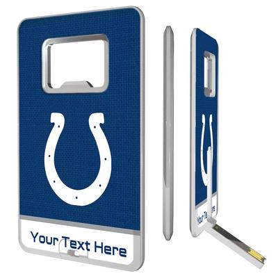 Indianapolis Colts Personalized Credit Card USB Drive & Bottle Opener