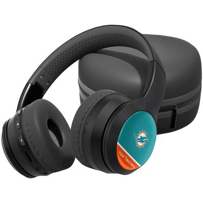 Miami Dolphins Personalized Wireless Bluetooth Headphones & Case