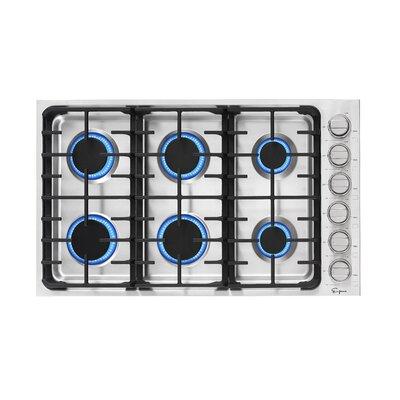 Empava 30" Gas Cooktop w/ 4 Burners, Size 4.4 H x 21.0 W x 30.0 D in | Wayfair EPV-36GC34