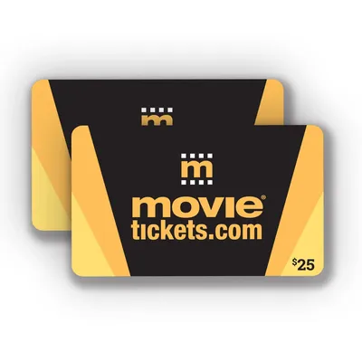 MovieTickets.com $50 Value Gift Cards - 2 x $25