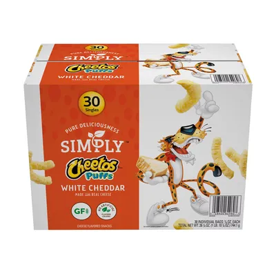 Simply Cheetos Puffs White Cheddar (30 ct.)
