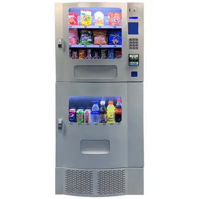 Seaga Compact Combination Vending Machine (Silver)