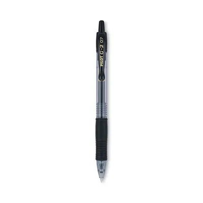 Pilot® G2 Premium Retractable Gel Ink Pen, Refillable, .7 mm, Black, 36pk.