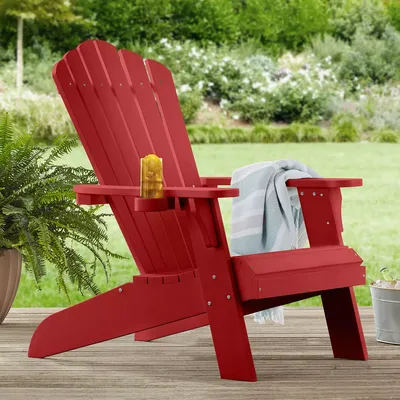 Member's Mark Adirondack Chair, Red