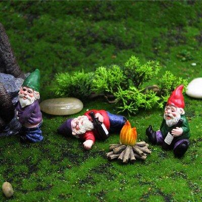 Arlmont & Co. Arpin Gnomes Fairy Garden Resin/Plastic, Size 2.6 H x 1.1 W x 1.18 D in | Wayfair DB378816D03543D99574816E2D9FB521