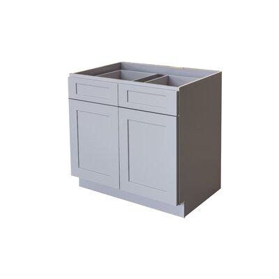 Cabinets.Deals Base Cabinet Gs-B33 in Gray | 34.5 H x 33 W x 24 D in | Wayfair