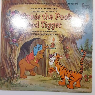 Disney Media | 1968 Vintage Walt Disney's Disneyland Book W Vinyl Lp-Winnie The Pooh & Tigger | Color: Tan/Brown | Size: Os