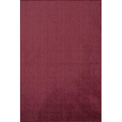 Red 108 x 0.5 in Area Rug - Eider & Ivory™ Galaxy Way Pet Friendly Area Rugs Cranberry - 4' X 6' Polyester | 108 W x 0.5 D in | Wayfair