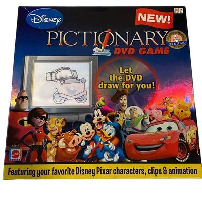 Disney Games | Disney Pictionary Dvd Game | Color: Black/Brown | Size: Os