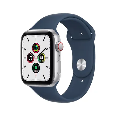 Apple Watch SE (Latest Model) 44mm GPS + Cellular (Abyss Blue Sport Band)