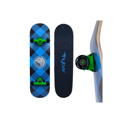 Flybar 31" Complete Skateboard - Blue Plaid