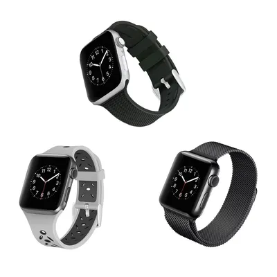 WITHit Bands for 42mm or 44mm Apple Watch, Exclusive 3 Pack