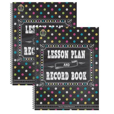 Teacher Created Resources Chalkboard Bright's Lesson Plan & Record Book, Size 0.62 H x 8.5 W x 11.0 D in | Wayfair TCR3716-2