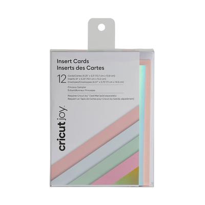 Cricut Joy Insert Cards | Princess Sampler 4.25" x 5.5" | Blue/Green