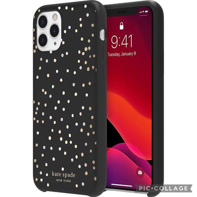 Kate Spade Cell Phones & Accessories | Kate Spade Ny Protective Hard Shell Case For Apple Iphone 11 Pro Dots & Gems | Color: Black | Size: Apple Iphone 11 Pro