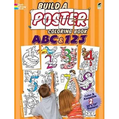 Build A Poster Coloring Book--Farm & Zoo