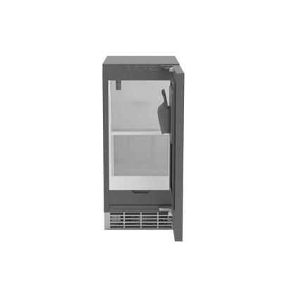 GE Appliances 65 lb. Daily Production Freestanding Ice Maker, Stainless Steel in Gray | 34.88 H x 14.88 W x 22.75 D in | Wayfair UNC15NPRII