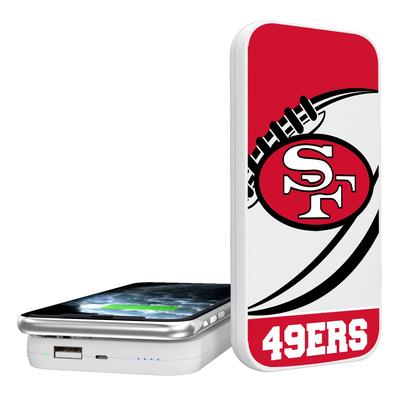 San Francisco 49ers 5000 mAh Passtime Design Wireless Power Bank