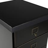 Wood Top - Partners Desk - Rubbed Black - Ballard Designs - Ballard Designs