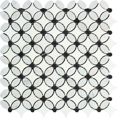 Stone & Tile Shoppe, Inc. Marble Novelty Mosaic Wall & Floor Tile Marble in White | 0.38 D in | Wayfair 115919