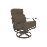 Tropitone Montreux Patio Chair w/ Cushion Metal in Gray/Black/Brown, Size 41.0 H x 31.5 W x 35.0 D in | Wayfair 720211SSA_GPH_Cape Cove