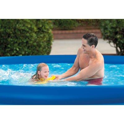 Intex 13' x 32  Easy Set Above Ground Swimming Pool Kit & Filter Pump & Cover Plastic in Blue | 32 H x 156 W x 156 D in | Wayfair 28141EH + 28026E