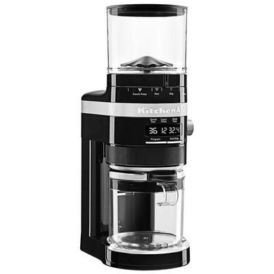 KitchenAid KCG8433OB Black Burr Coffee Grinder - 120V