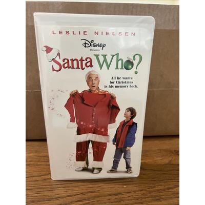 Disney Media | 2001 Disney Santa Who? Leslie Nielsen Vhs In Plastic Clam Shell Case | Color: White | Size: Os
