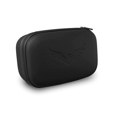Rebrilliant Sleek & Portable Hard Carrying Case Bag For Men For The Electric Head Hair Rotary Shaver Plastic in Black, Size 3.5 H x 5.0 W x 8.0 D in