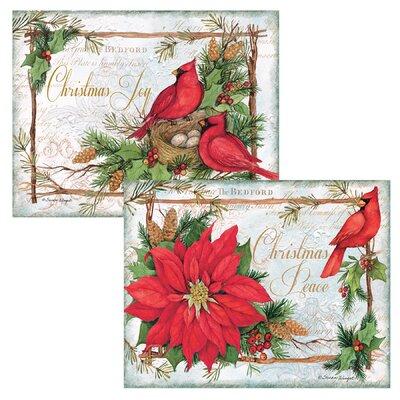The Holiday Aisle® 18 Piece Cardinal Christmas Boxed Card Set, Linen | 1.5 H x 5.9 W x 7.64 D in | Wayfair E6DD9AC447F141079034EBDA32FDFC5B