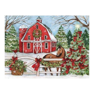 The Holiday Aisle® Heartland Holiday Boxed Christmas Card, Linen | 1.5 H x 5.9 W x 7.64 D in | Wayfair 67783F95E3594E68A143198D833EFF08
