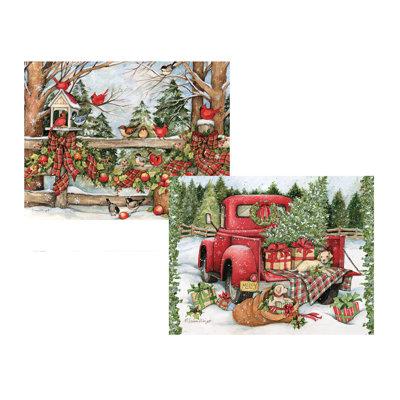 The Holiday Aisle® 18 Piece Christmas Journey Assorted Boxed Card Set, Linen | 1.5 H x 5.9 W x 7.64 D in | Wayfair A2589935377944A4B88700063B49CC0E
