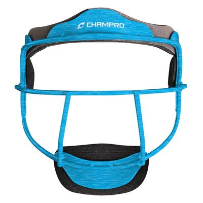 Champro The Grill Adult Softball Fielders Mask Heather Optic Blue