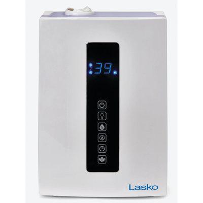 Lasko Dual Mist Ultrasonic Console Humidifier 0 Square Feet Sq. Ft. in White | 14.4 H x 9.8 W x 5.7 D in | Wayfair UH300