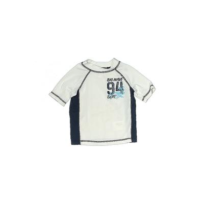 Old Navy Rash Guard: White Sporting & Activewear - Size 12-18 Month