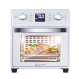 Kalamera 16QT Air Fryer Toaster Oven Preset Menu Program S/S Cavity 1500W in White, Size 15.1 H x 13.1 W x 14.3 D in | Wayfair KAF-D18DL