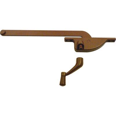 Prime-Line Casement Window Operator, Right Hand, Teardrop Body, Bronze, 9 in. Arm (Single Pack), Steel in Brown | 13.2 H x 3.6 W x 1.8 D in | Wayfair