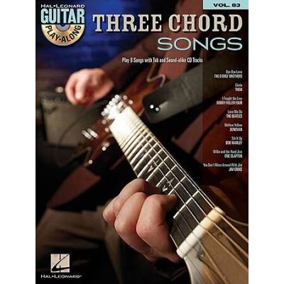 Three Chord Songs Guitar Playalong Vol Bkcd Halleonard Guitar Playalong