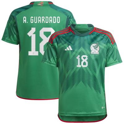 Youth adidas Andres Guardado Green Mexico National Team 2022/23 Home Replica Player Jersey