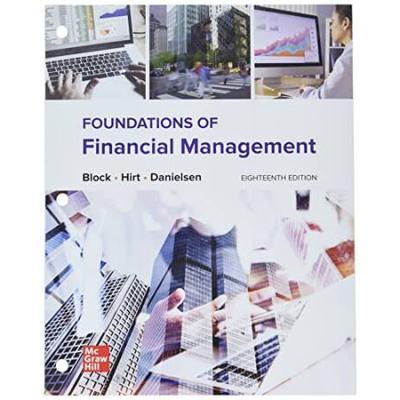 Loose Leaf For Foundations Of Financial Management
