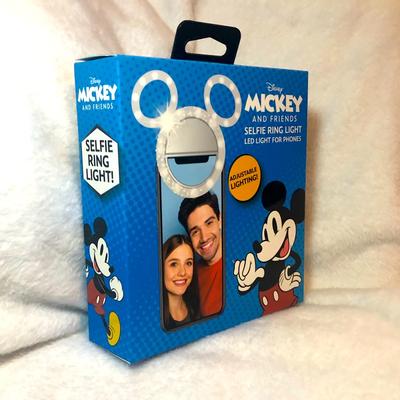 Disney Cell Phones & Accessories | Mickey Selfie Led Light | Color: Blue/White | Size: 5.5x6in