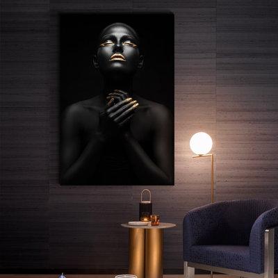 A.like Wrapped Canvas Painting Canvas Wall Art Print Painting 1.5 Inch Thick Frame Canvas Vogue Poster w/ Frame For Living Room Bedroom Dressing Room Canvas | Wayfair
