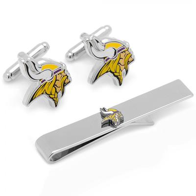 Minnesota Vikings Tie Bar & Cufflinks Set