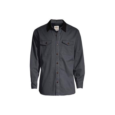 Blake Shelton x Lands' End Men's Flannel Lined Shirt Jacket - Gray - S