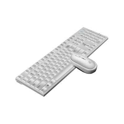 Gonoker Computer Mouse White - White Wireless Mouse & Keyboard Set