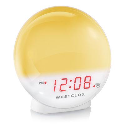 Westclox Clocks Modern & Contemporary Digital Alarm Tabletop Clock in Plastic/Acrylic in Yellow | 5.11 H x 5 W x 2.61 D in | Wayfair 71051cn