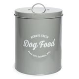Wallace Food Tin Pet by Park Life Designs in Grey